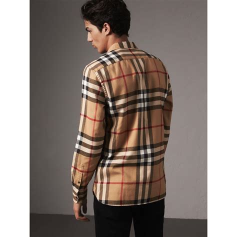 burberry men white shirt|burberry flannel shirt men's.